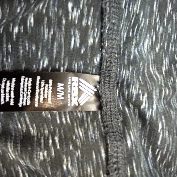 RBX Leggings Size Medium Women's pants black and gray Live Life Active - Picture 4 of 7